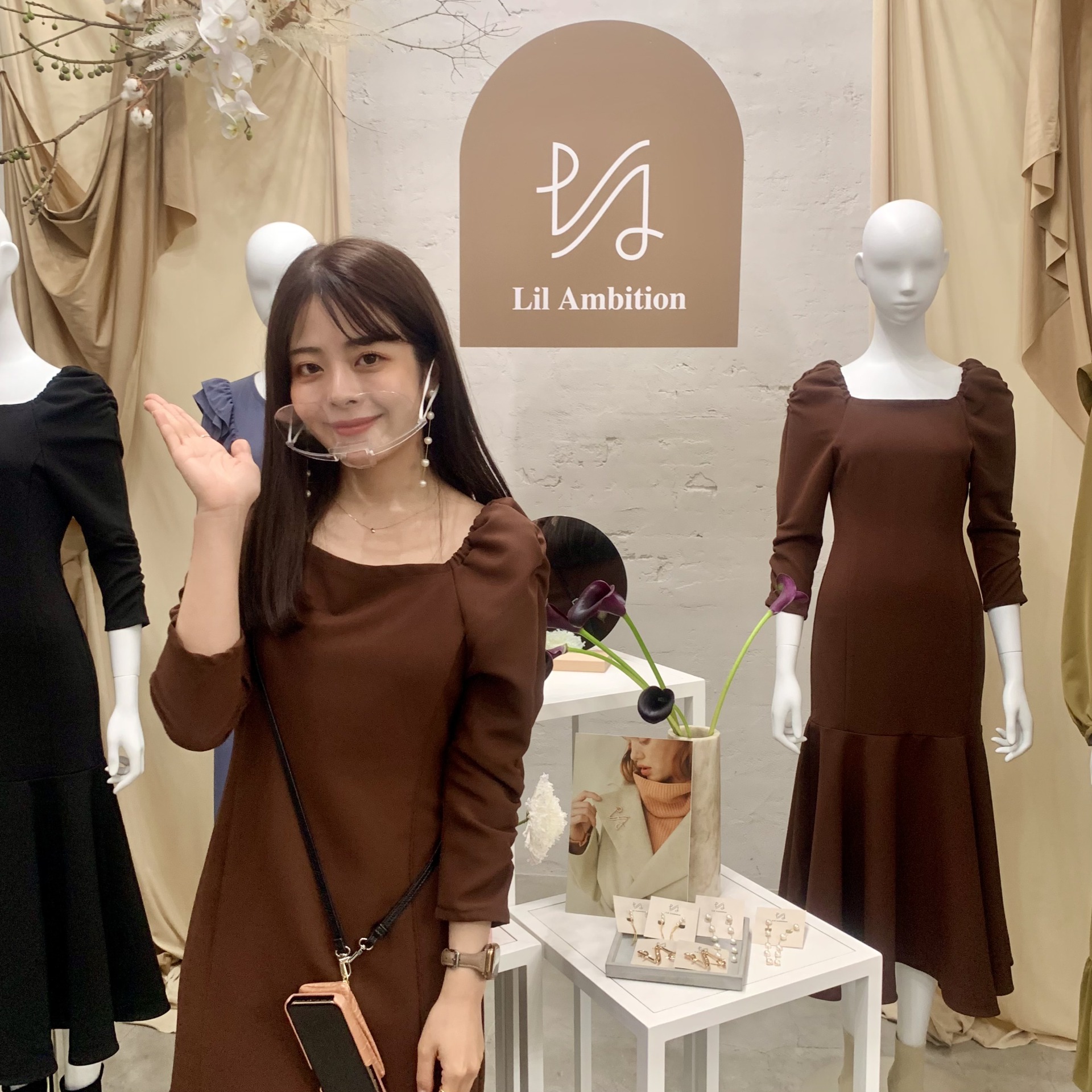 Lil Ambition リルアンビション ワイドスリーブチェックコート 良好 